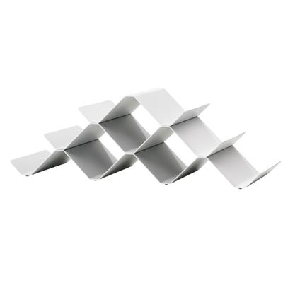 Rocks Piramit Şarap Rafı Sıcak Gri 51,3x20x16,9 cm