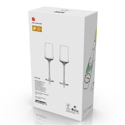 Rocks Şampanya Bardağı 2 Adet 23 cl