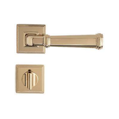 Rodın Rozetli Kapı Kolu Gold Renk