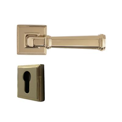 Rodın Rozetli Kapı Kolu Gold Renk