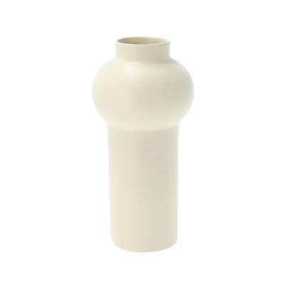 Rost Taş Vazo Kirli Beyaz 30 Cm - Çap:14 Cm