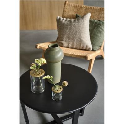 Rost Taş Vazo Yeşil 30 Cm - Çap:14 Cm