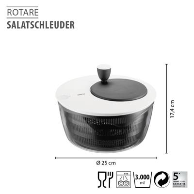 Rotare Plastik Salata Kurutucusu 3 L