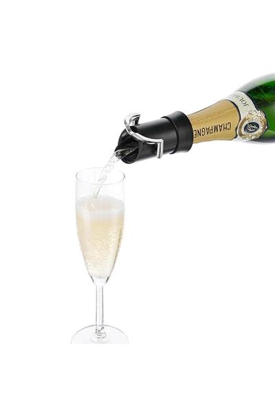 Şampanya Kilit, Ağızlı Ve Damla Korumalı, Siyah, Kutulu