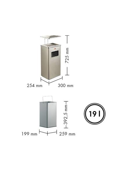 Şapkalı Ayaklı Küllük