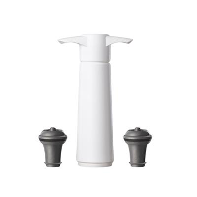 Şarap Vakum Seti - 1 Pompa 2 Tıpa / Beyaz