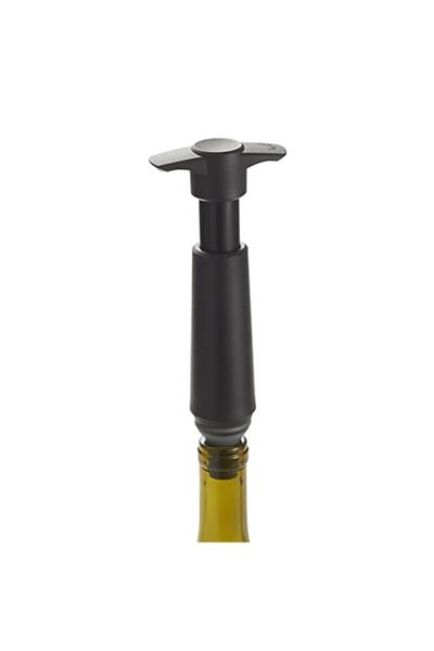 Şarap Vakum Seti / Siyah (1 Pompa + 2 Tıpa)