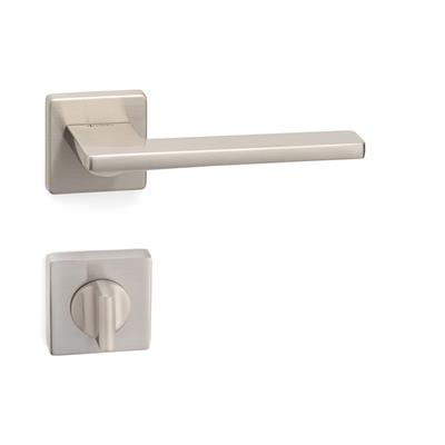 Sarp Rozetli Kapı Kolu Takımı Saten Renk