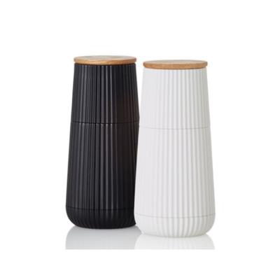 Scape Karabiber & Tuz Değirmeni Seti Beyaz Siyah Mp150 