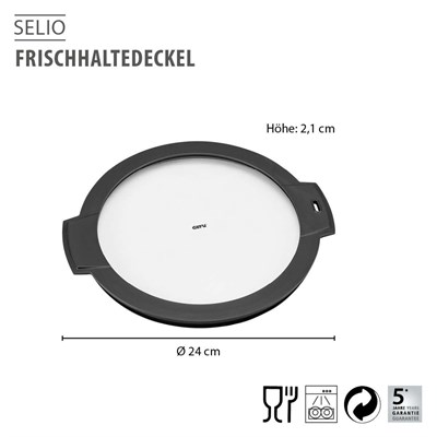 SELIO Tazelik Koruma Kapağı, Çap 24 cm (ROTARE ve PULLIT 28170, 28180, 89568, 89559 modellere uygundur.)