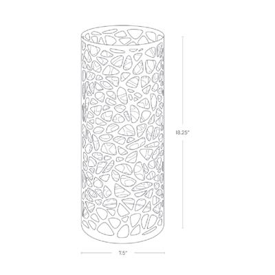 Şemsiye Standı Yuvarlak Siyah Y: 46,5 cm