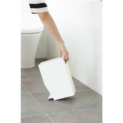 Sıhhi Step-On Çöp Kutusu Beyaz