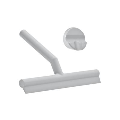 Silecek 2 Parça Gri 21 cm + Duvara Montaj Aparatlı