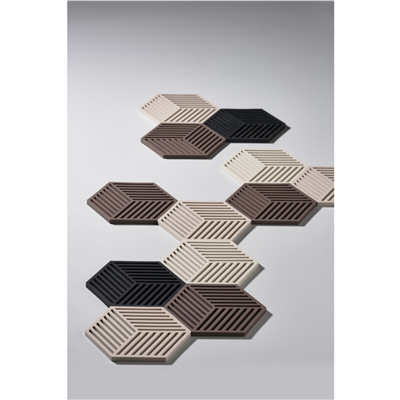 Silikon Altıgen Nihale Çöl Rengi 16x14x0,9 cm