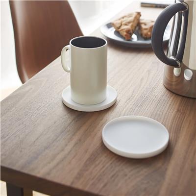 Silikon Bardak Altlığı Beyaz Çap: 10 cm