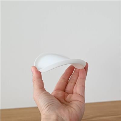 Silikon Bardak Altlığı Beyaz Çap: 10 cm