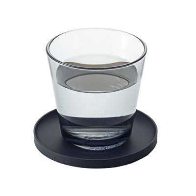 Silikon Bardak Altlığı Siyah Çap: 10 cm