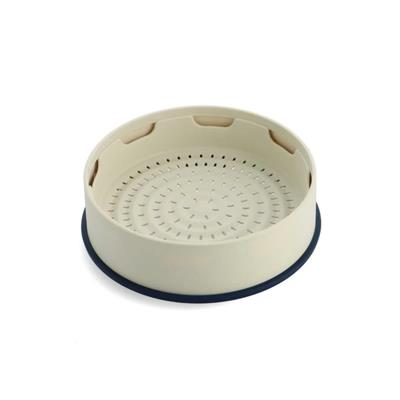 Silikon Steamy 24 Cm Buharda Pişirici Krem