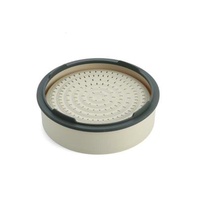 Silikon Steamy 24 Cm Buharda Pişirici Krem