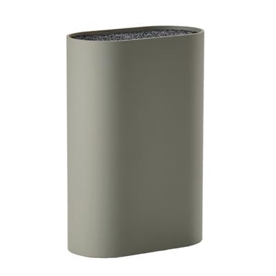 Singles Bıçak Bloğu Çamur Rengi 9x17x24 cm