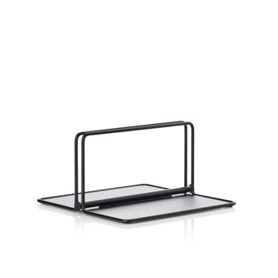 Singles Sade Siyah Peçete Tutucusu