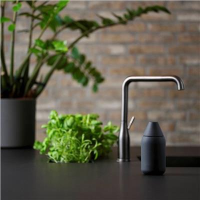 Singles Tekli Sabunluk Siyah 0,3 Litre - Çap 7 cm