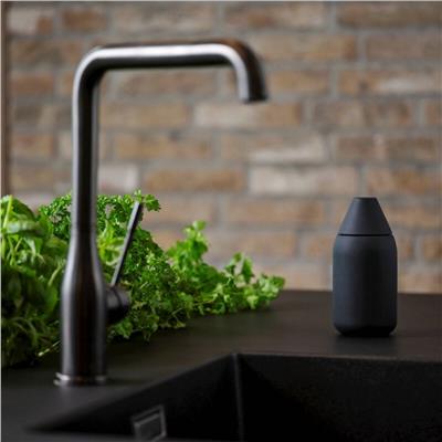 Singles Tekli Sabunluk Siyah 0,3 Litre - Çap 7 cm