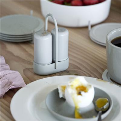 Singles Tekli Tuz Ve Karabiber Seti Siyah Renk