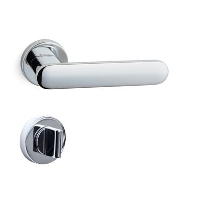 Sınus Rozetli Kapı Kolu Takımı Krom Rengi