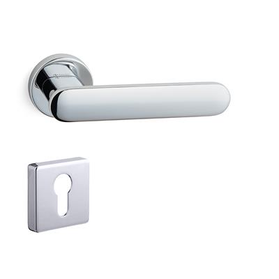 Sınus Rozetli Kapı Kolu Takımı Krom Rengi