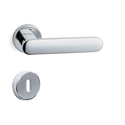 Sınus Rozetli Kapı Kolu Takımı Krom Rengi