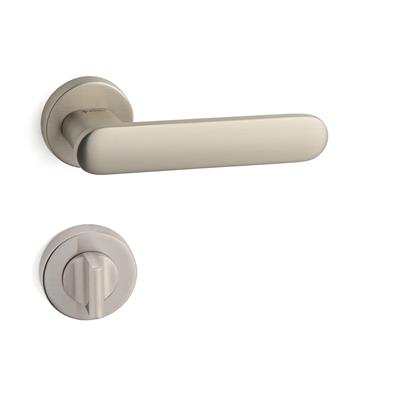 Sınus Rozetli Kapı Kolu Takımı Saten Rengi