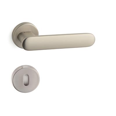 Sınus Rozetli Kapı Kolu Takımı Saten Rengi