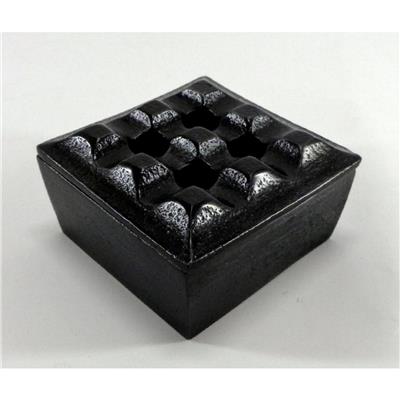 Siyah Kare Küllük 8 X 8 X 4Cm