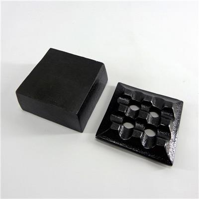 Siyah Kare Küllük 8 X 8 X 4Cm