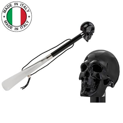 Siyah Kafatası Lüks Ayakkabı Çekeceği H: 50 cm