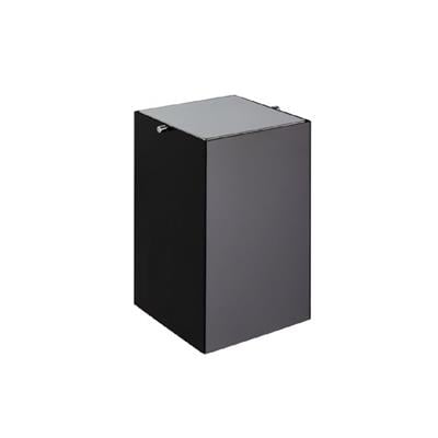 Siyah/Krom Çöp Kovası 4 Lt Siyah-Krom Renk 302X173X173 Mm