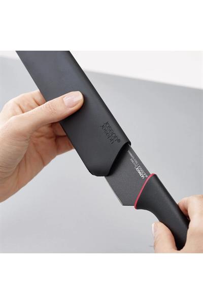 Slice&Sharpen İkili Bileyicili Bıçak Seti  Siyah / Kırmızı