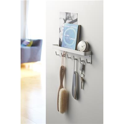 Smart Mıknatıslı Beyaz Anahtar Askısı Ve Raf