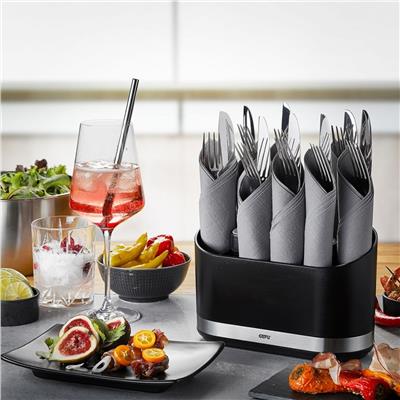 Smartlıne 10 Bölmeli Mutfak Gereçleri Kabı Paslanmaz Çelik/Plastik