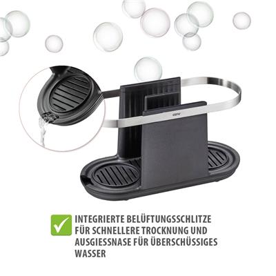 Smartlıne Lavabo Düzenleyici Paslanmaz Çelik/Plastik 24x10x13 cm