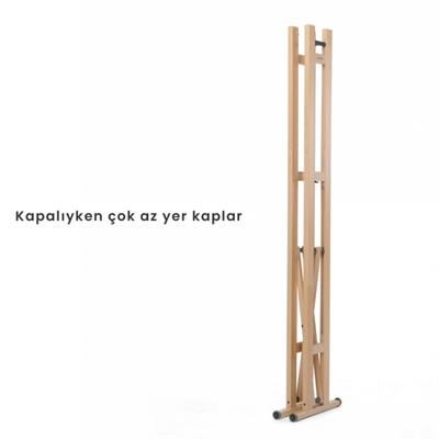 Snake 90 Katlanabilir Elbise Askısı Siyah Renk