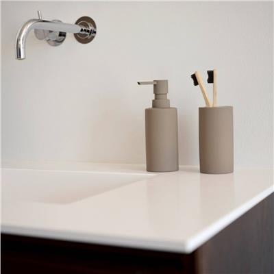 Solo Diş Fırçası Kupası Taupe 12,2 cm - Çap:6 cm