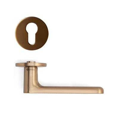 Solo-T Rozetli Kapı Kolu Şampanya Saten Renk