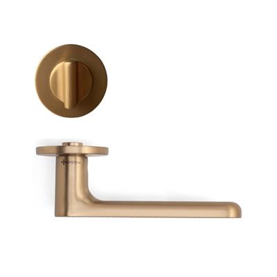 Solo-T Rozetli Kapı Kolu Şampanya Saten Renk