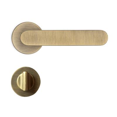 Solo-V Rozetli Kapı Kolu Antik Renk