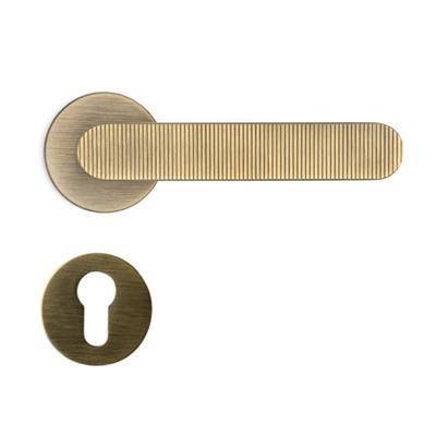 Solo-V Rozetli Kapı Kolu Antik Renk