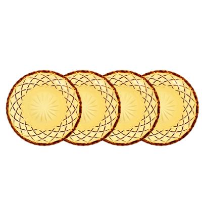 Sorrento Asya Tabak 4 Adet Çap:16 Cm Amber