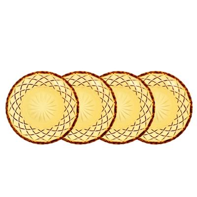 Sorrento Asya Tabak 4 Adet Çap:16 Cm Amber