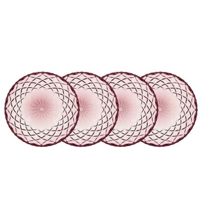 Sorrento Asya Tabak 4 Adet Çap:16 Cm Pembe